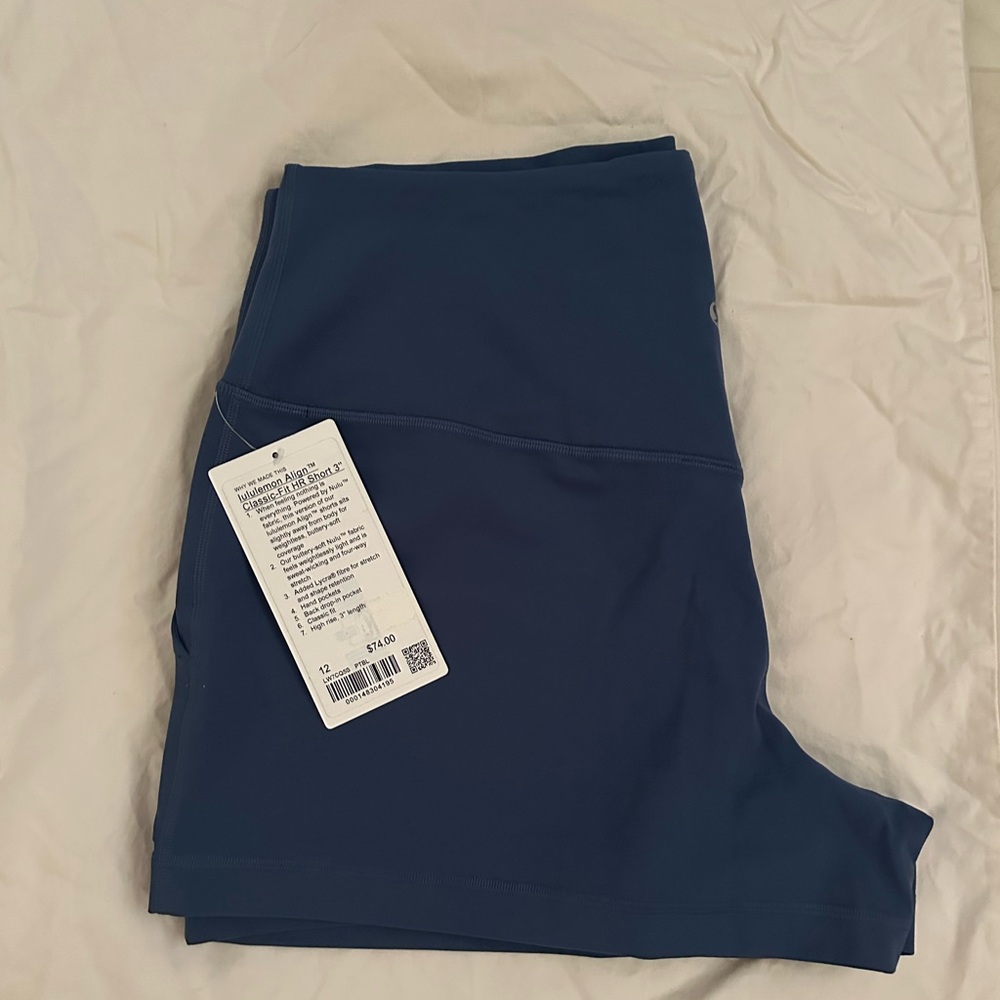 Lululemon Align Classic Fit High Rise Short 3”